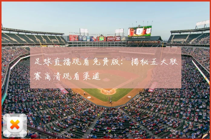 足球直播观看免费版：揭秘五大联赛高清观看渠道